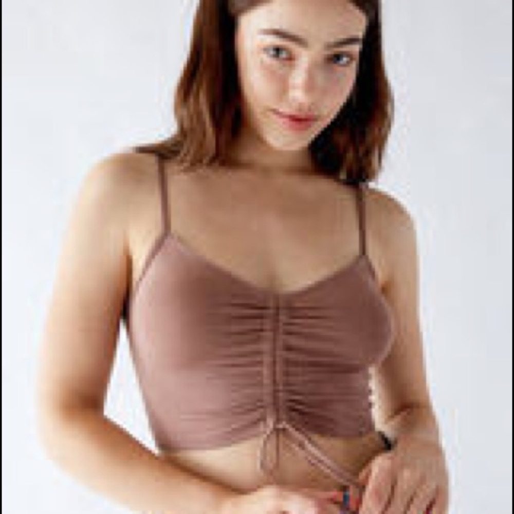Pac Cares Cinched Front Crop Top